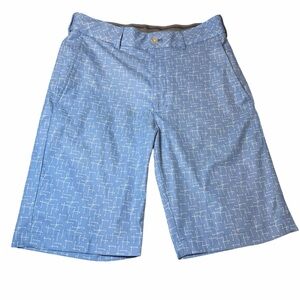Walter Hagen Men’s size 30 Perfect 11 golf shorts flat front daybreak blue